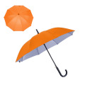 Cheap Promotion Straight Umbrella Automatic Silver Coating Umbrella